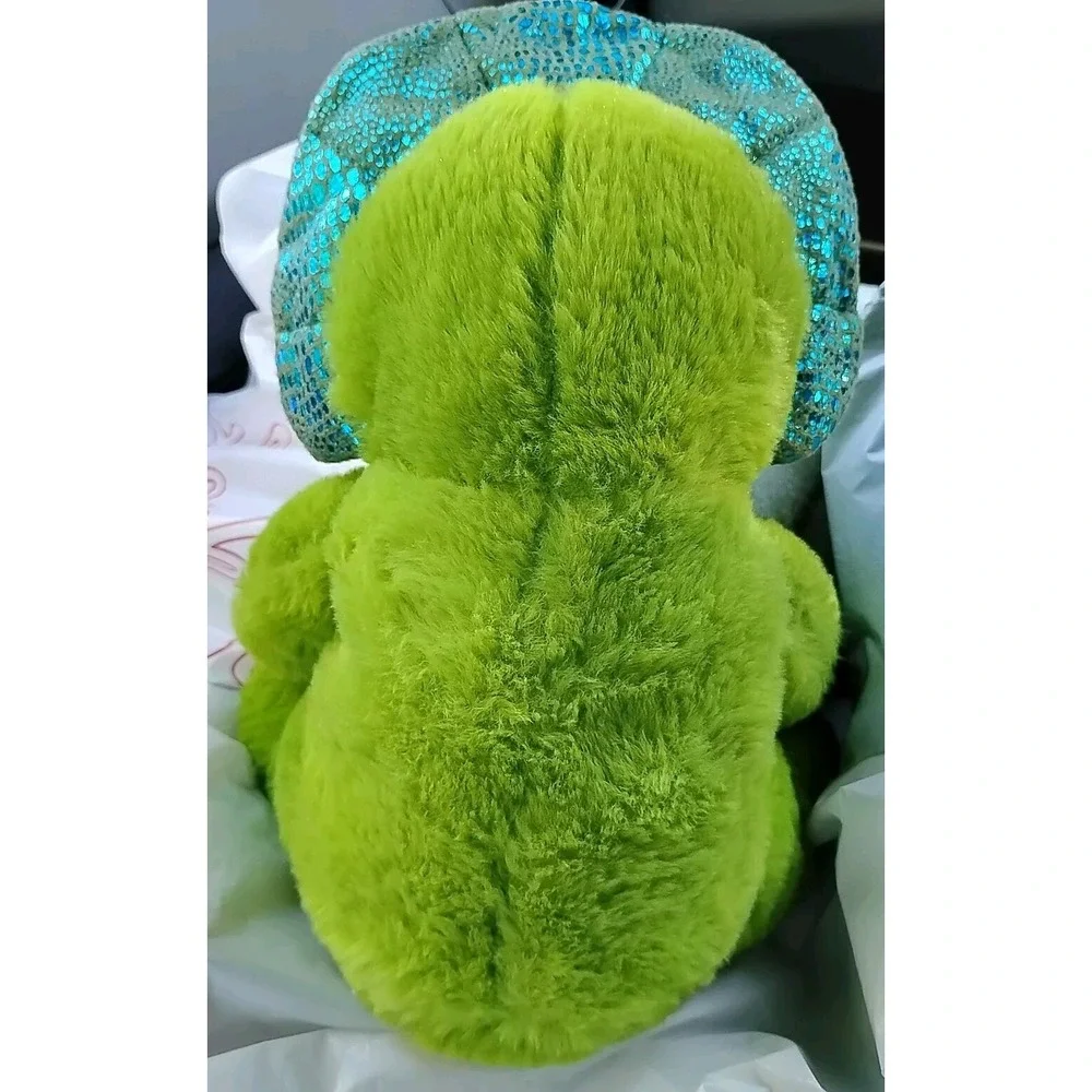 Triceratops Plush Plays  Peekaboo W/ Egg Stuffed Animal Dinosaur Dino Works Rare
